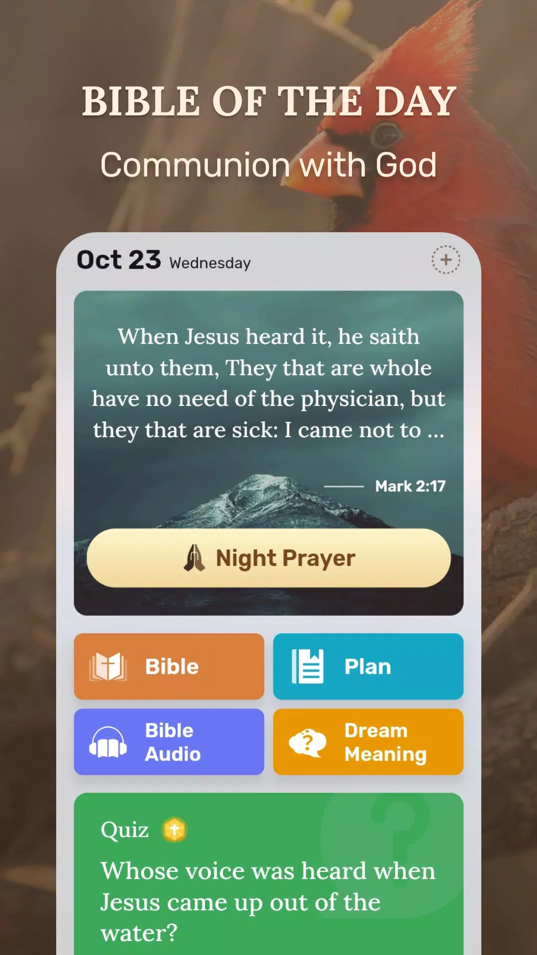 Holy Bible - KJV+Verse for PC screenshot 1