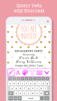 Glitter Invitation Maker for PC screenshot 2
