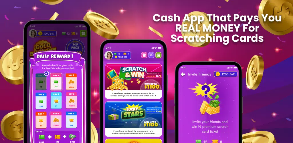 Scratch app - Money rewards! for PC screenshot 1