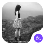 Beautiful girl theme for PC