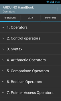 Arduino HandBook screenshot 0