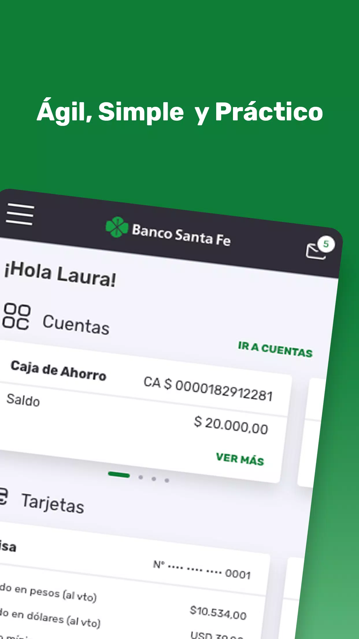 APP Banco Santa Fe for PC screenshot 2