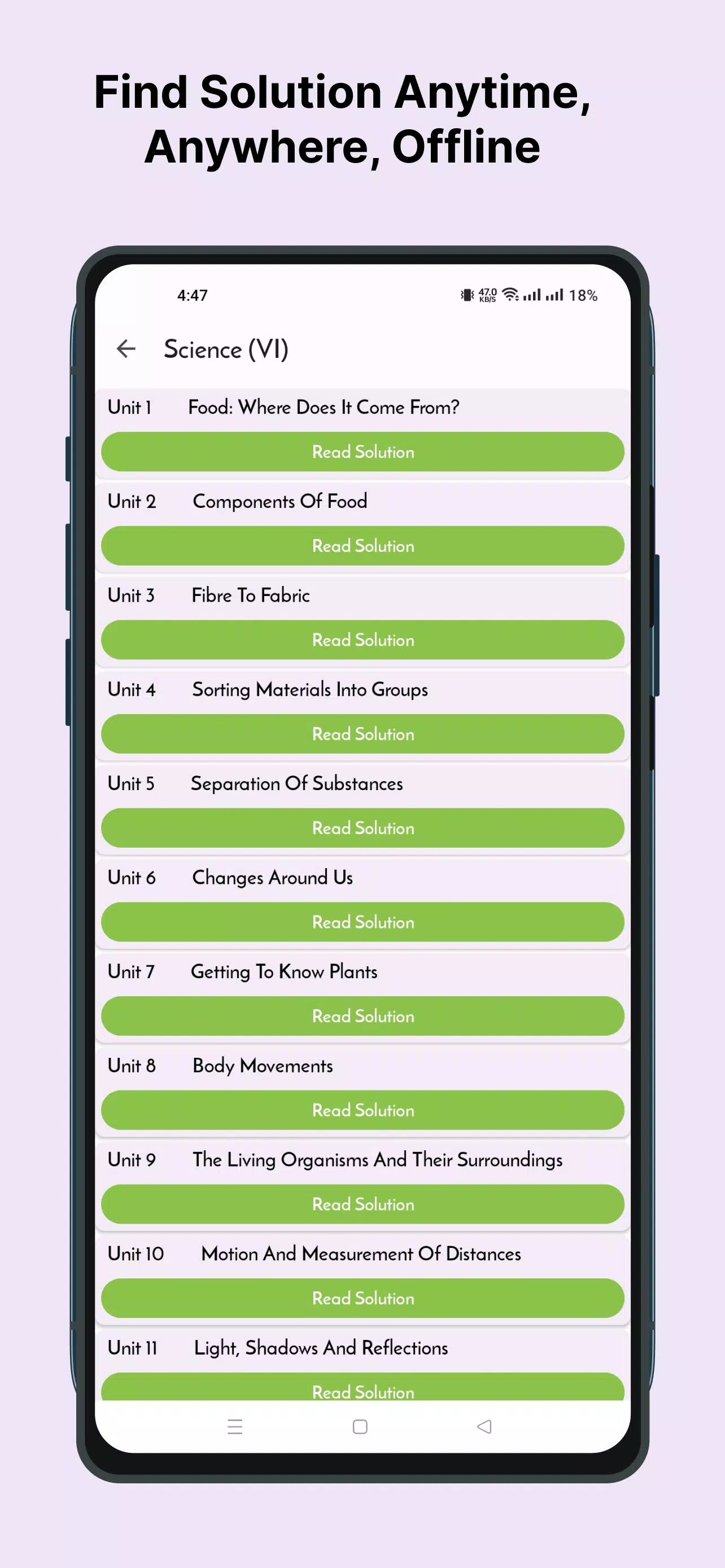Class 6 Solutions for PC screenshot 2
