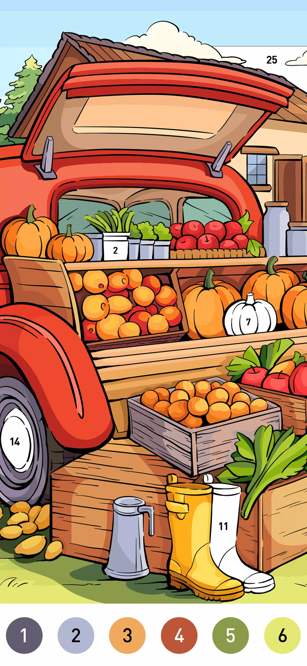 Country Farm Coloring Book for PC screenshot 1