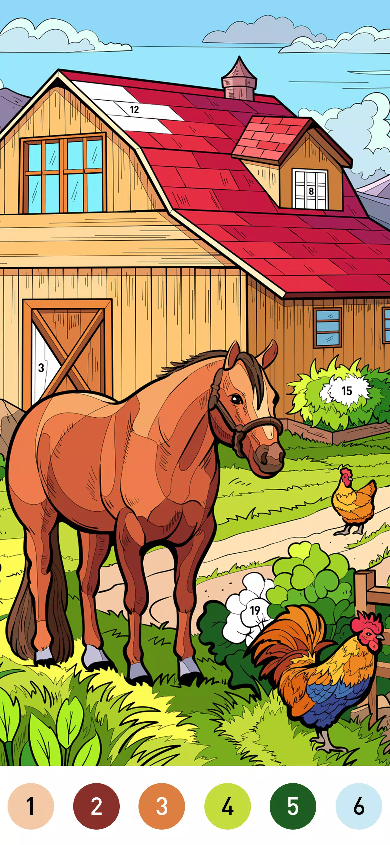 Country Farm Coloring Book for PC screenshot 2