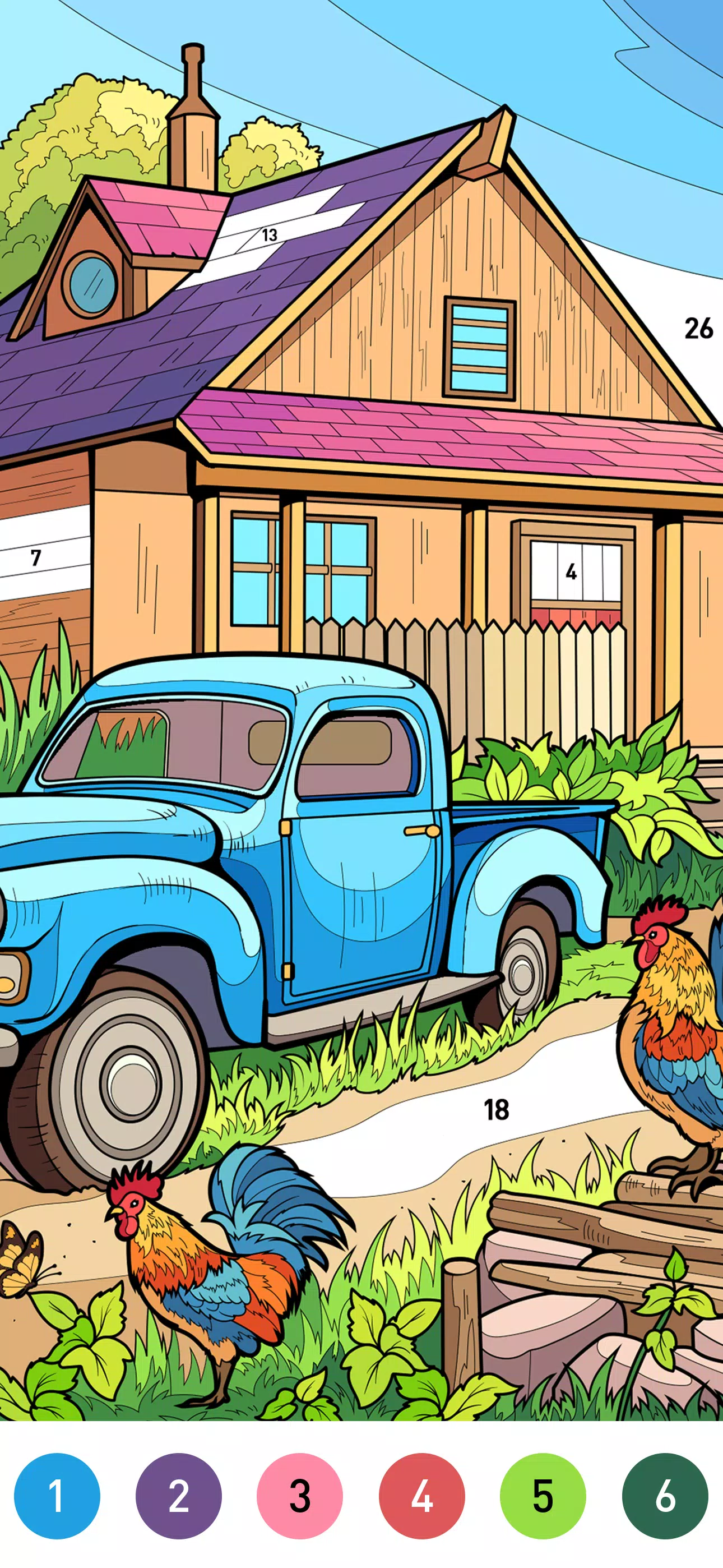 Country Farm Coloring Book for PC screenshot 3