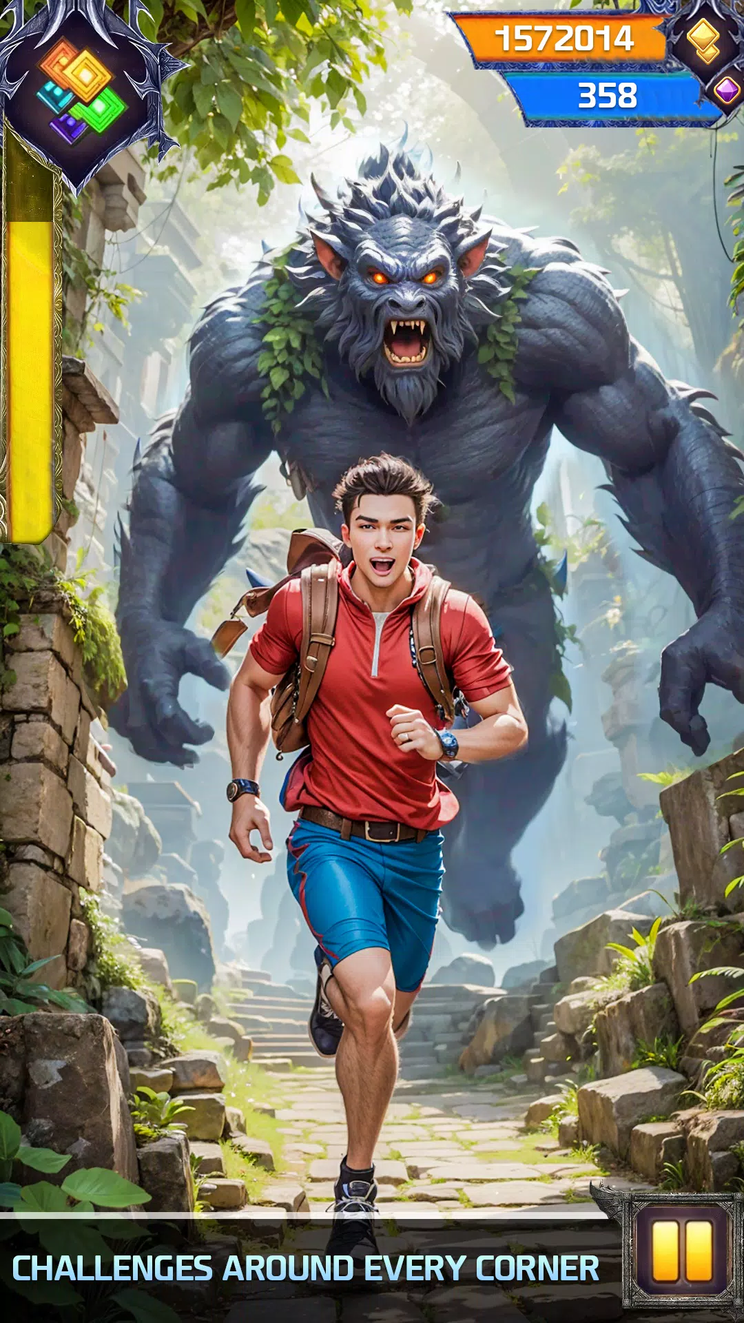 Runner Survival Lost Temple 3d for PC screenshot 1