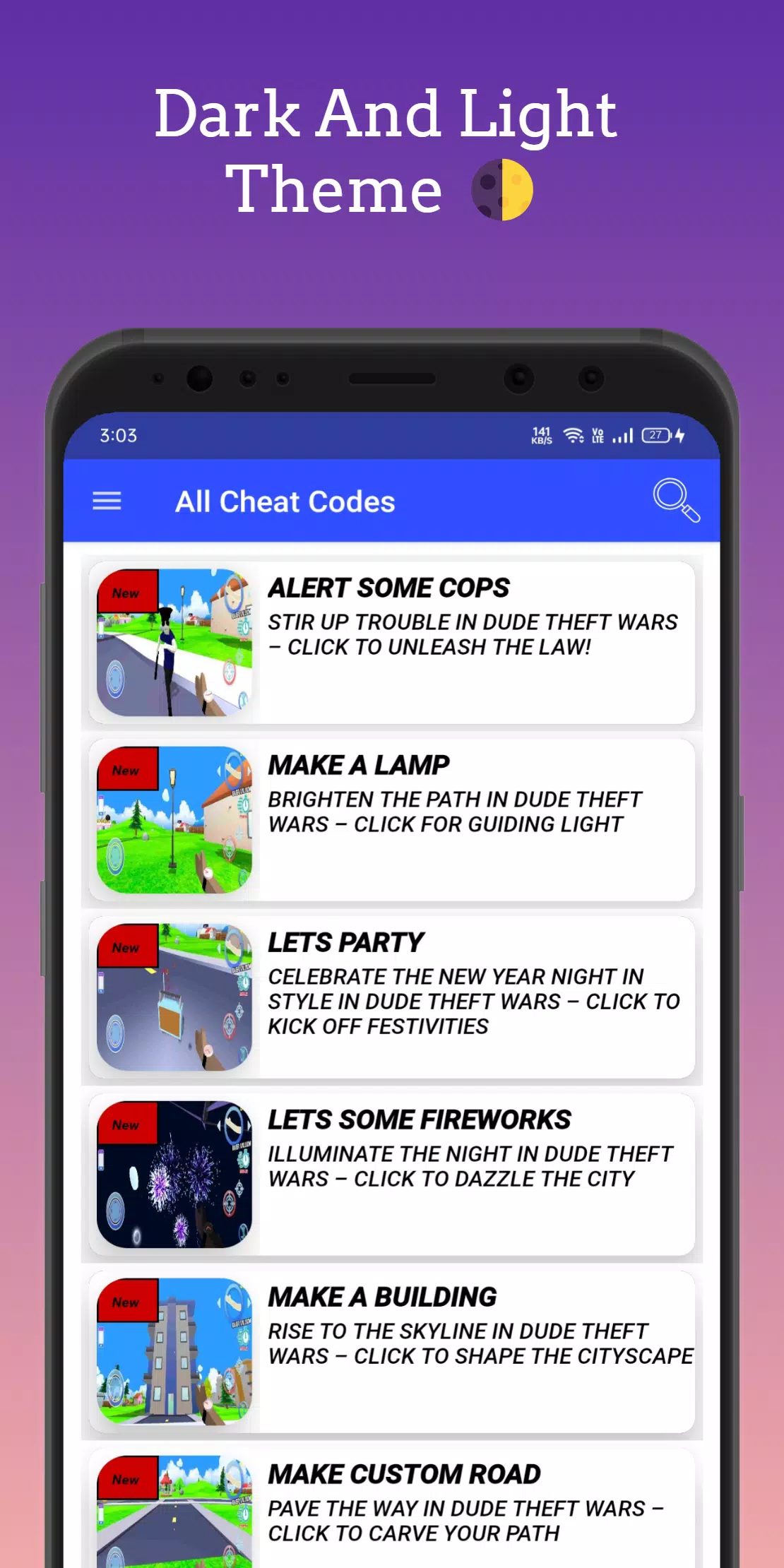 Dude Theft Wars, Cheat Codes for PC screenshot 3