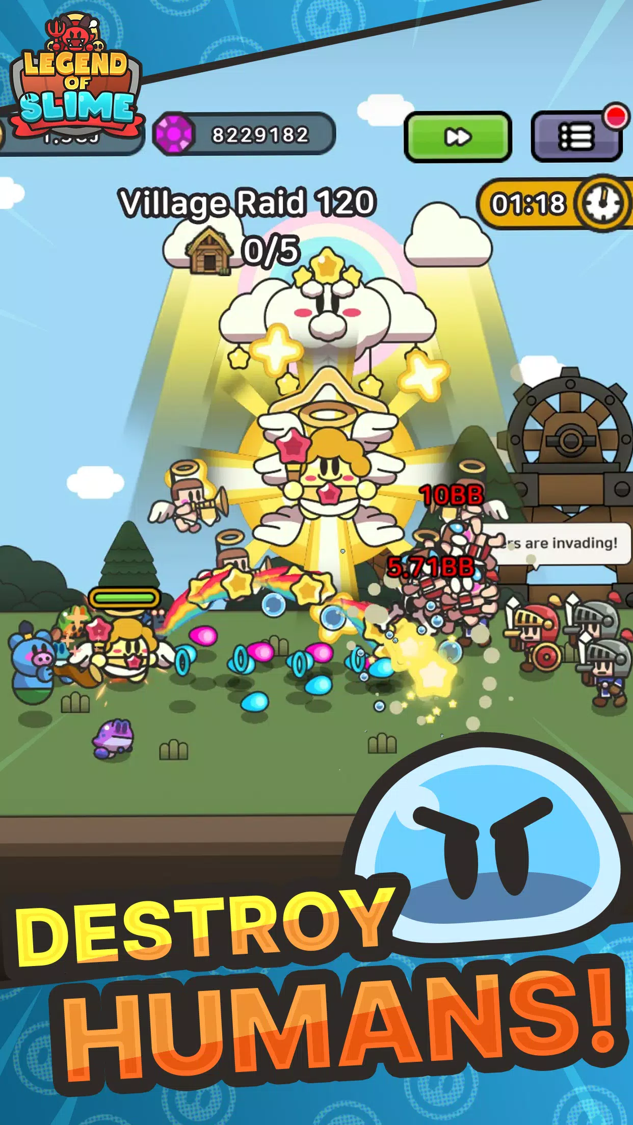 Legend of Slime: Idle RPG War for PC screenshot 1