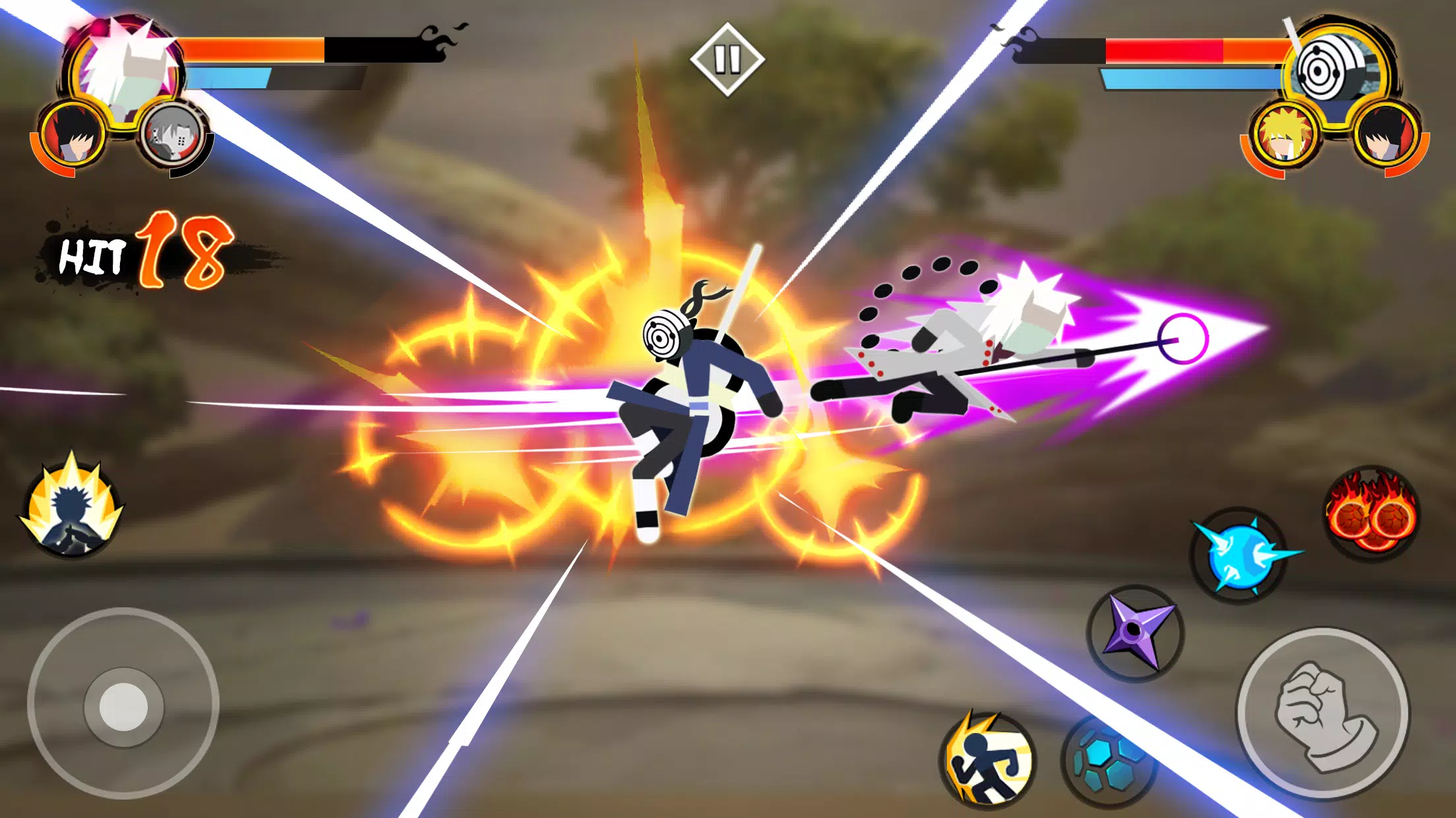 Stick Ninja - 3v3 Battle for PC screenshot 2