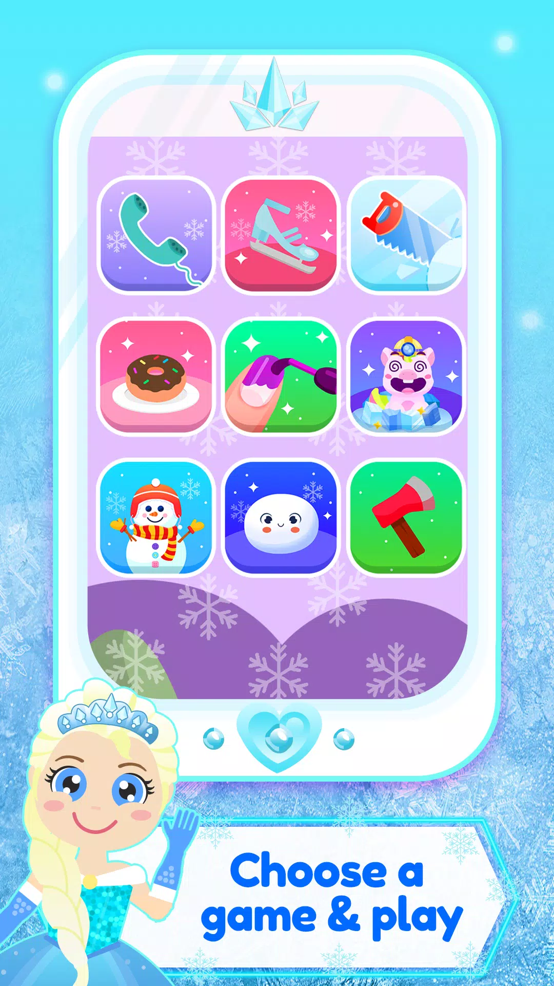 Baby Ice Princess Phone for PC screenshot 1