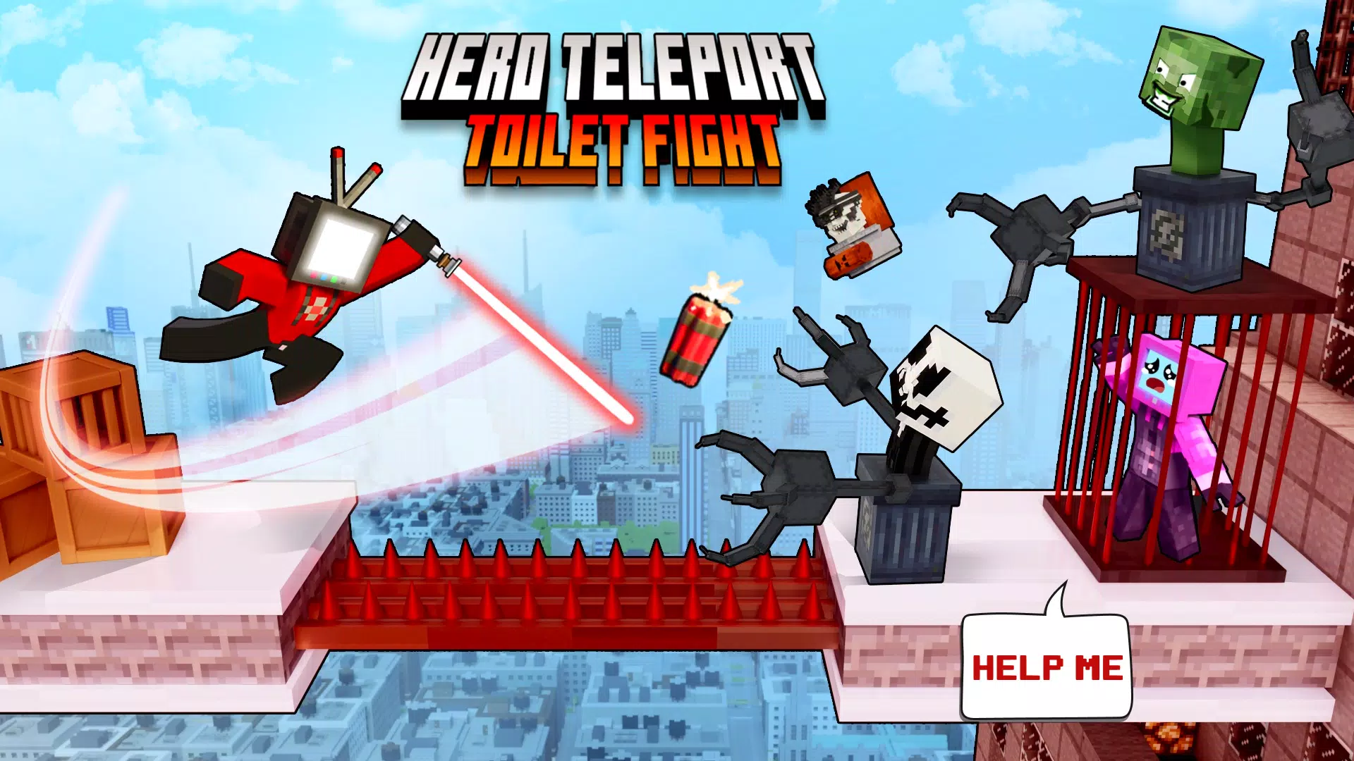 Hero Teleport: Toilet Fight for PC screenshot 1