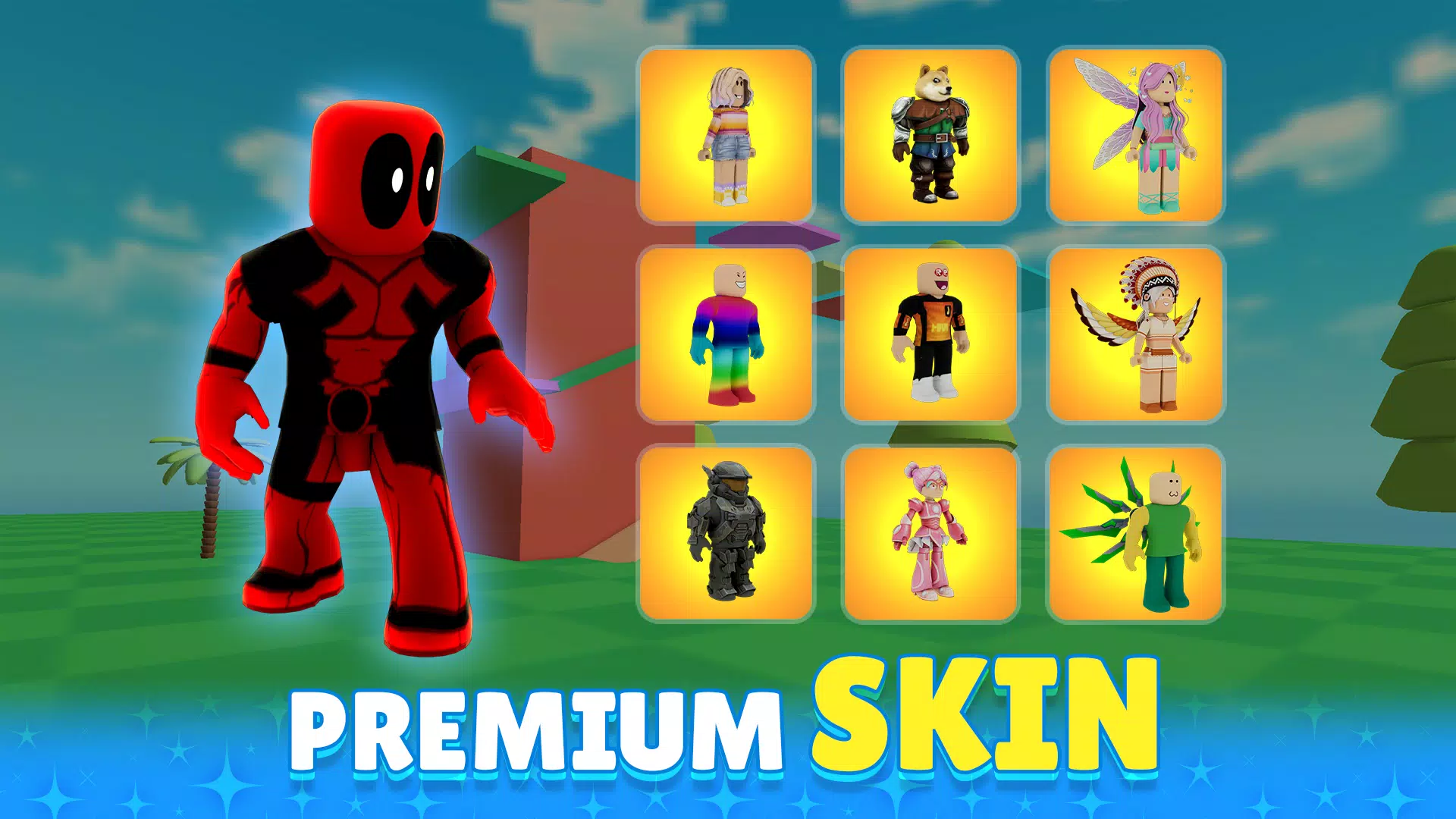 Obby Block World: Lava Fall for PC screenshot 3