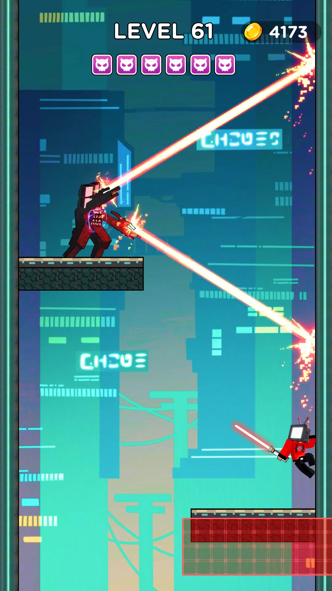 Mr Blade Hero: Teleport Master for PC screenshot 1