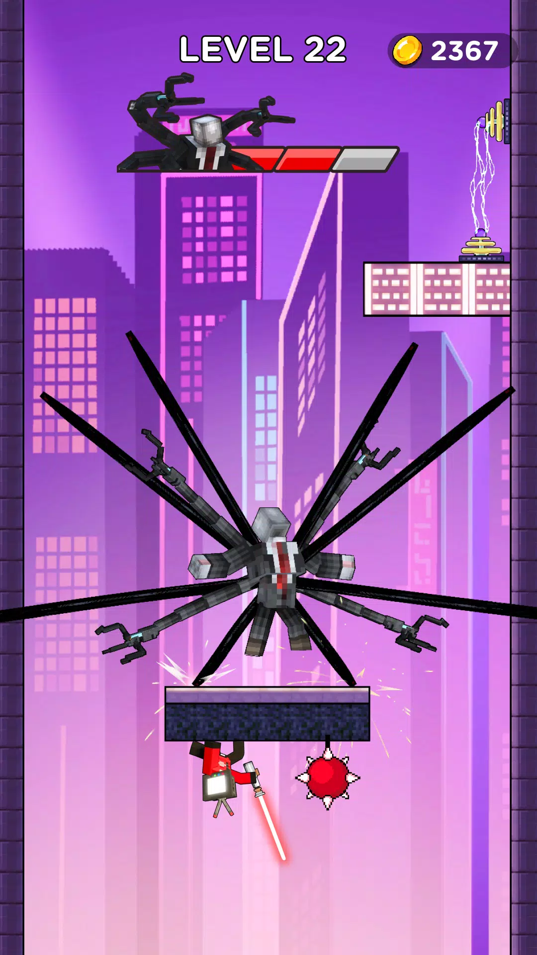 Mr Blade Hero: Teleport Master for PC screenshot 2