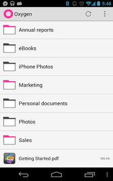 Oxygen for Android for PC screenshot 1
