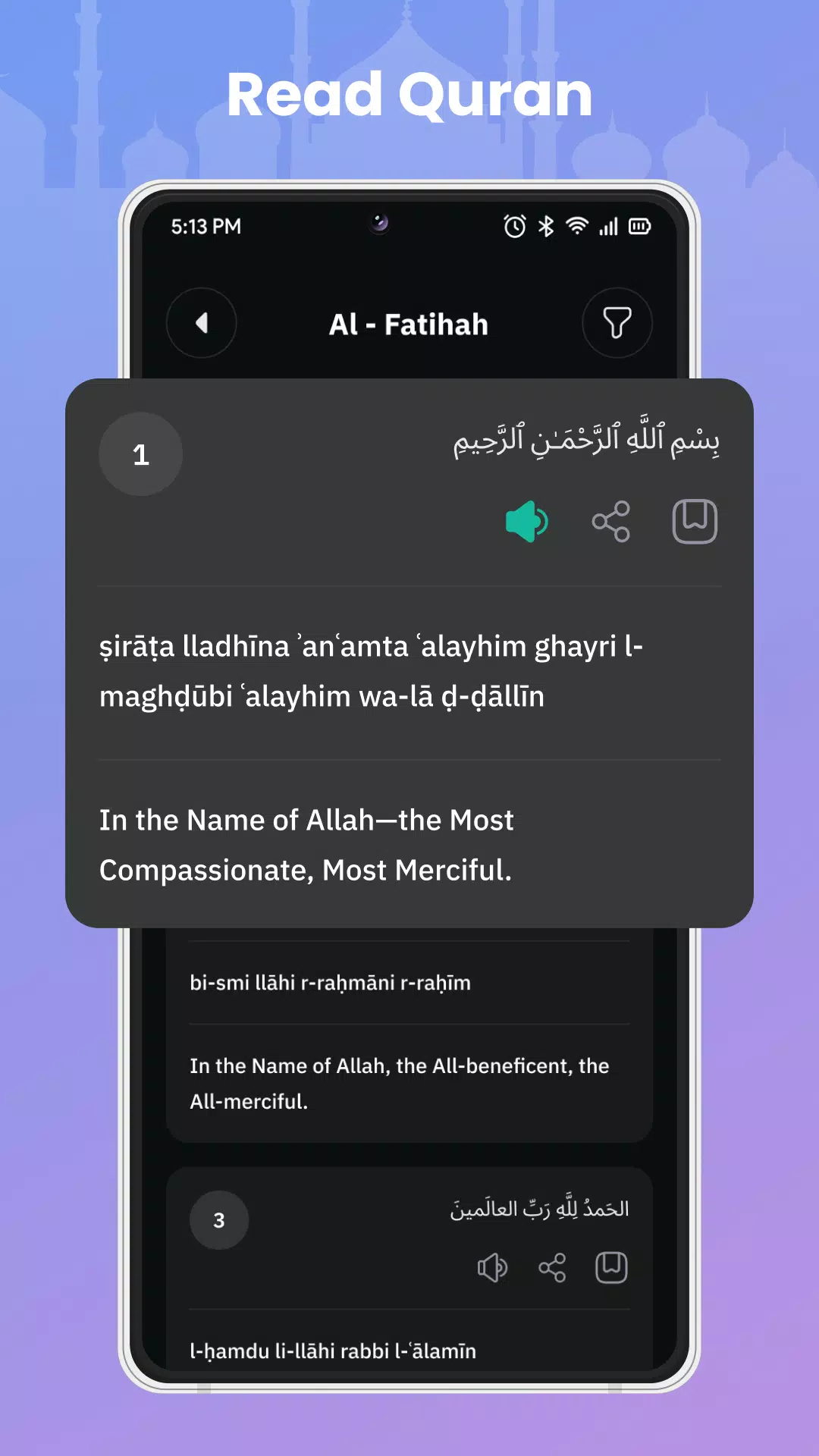 Holy Quran Book and Audio for PC screenshot 1