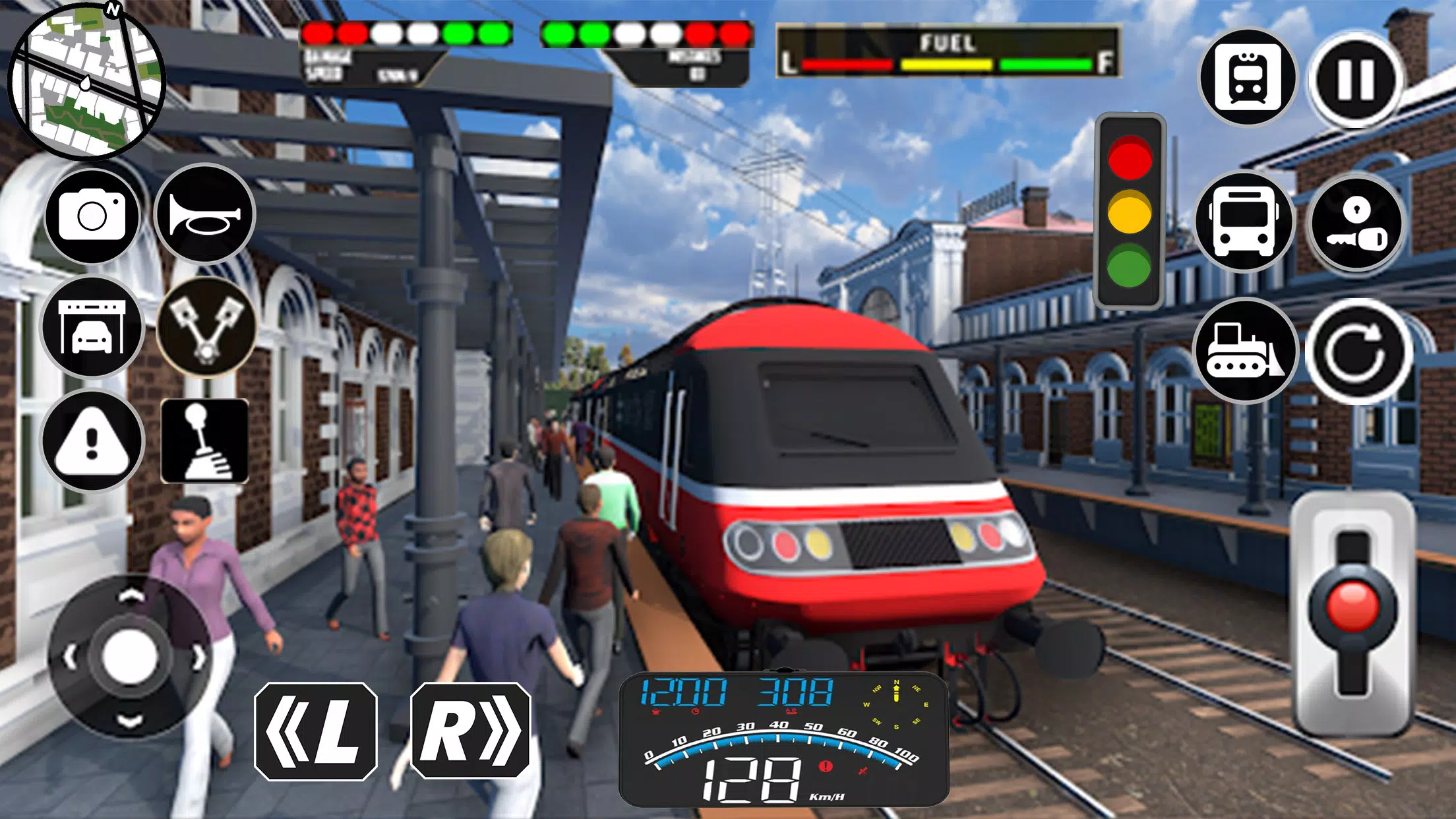 City Train Driver Simulator 3D for PC screenshot 1