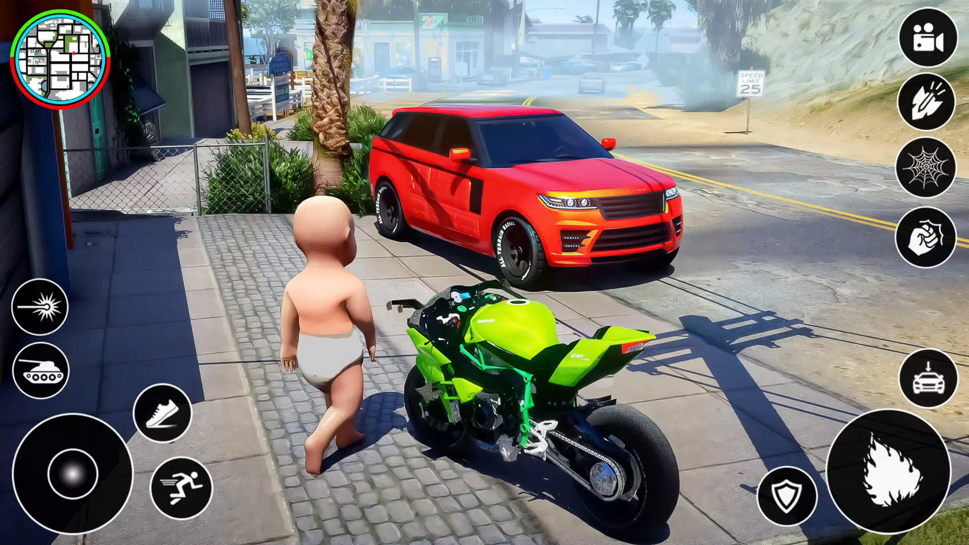 Baby Vice Town Spider Fighting for PC screenshot 1