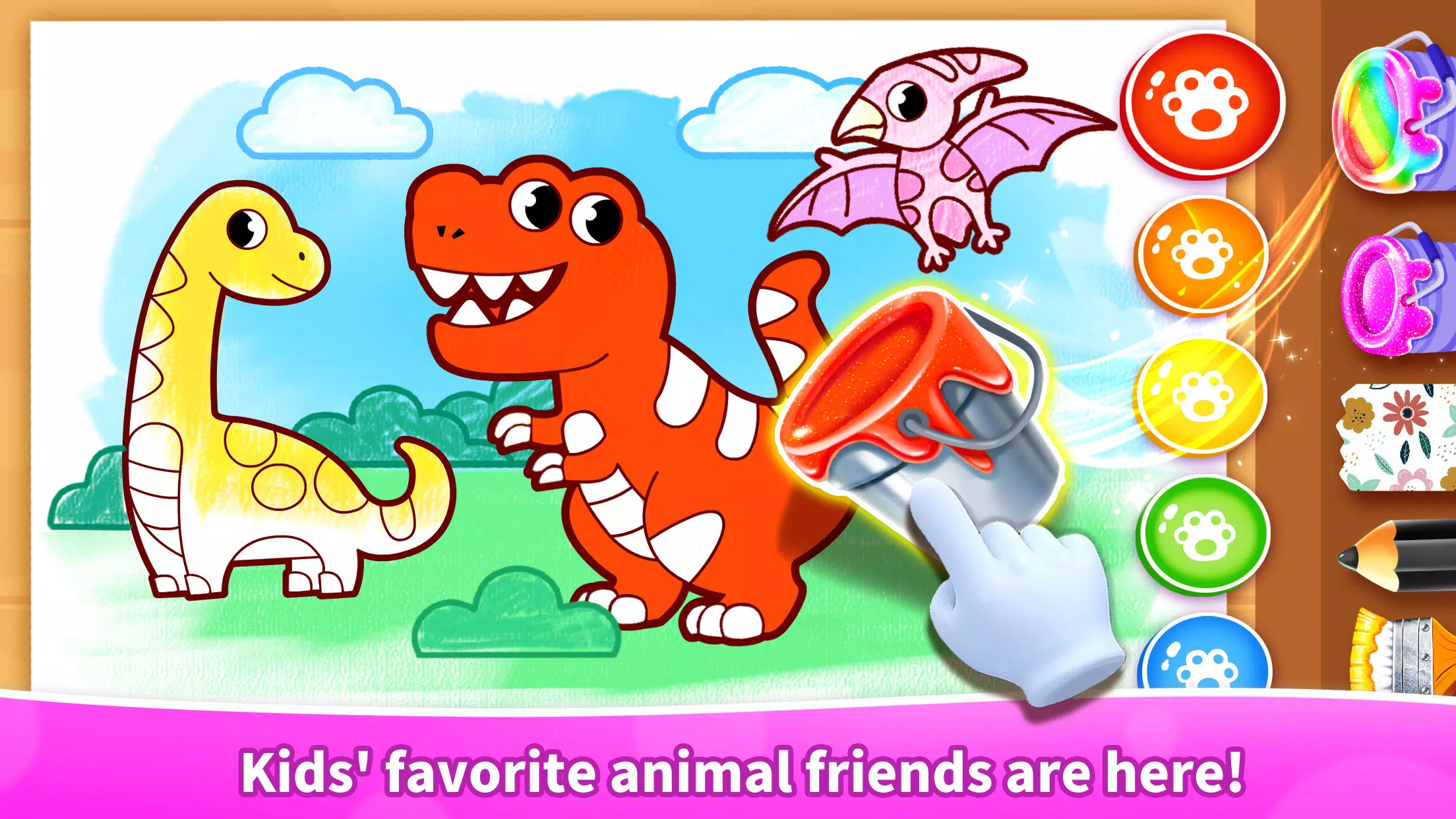 Baby Panda's Glow Doodle Game for PC screenshot 3