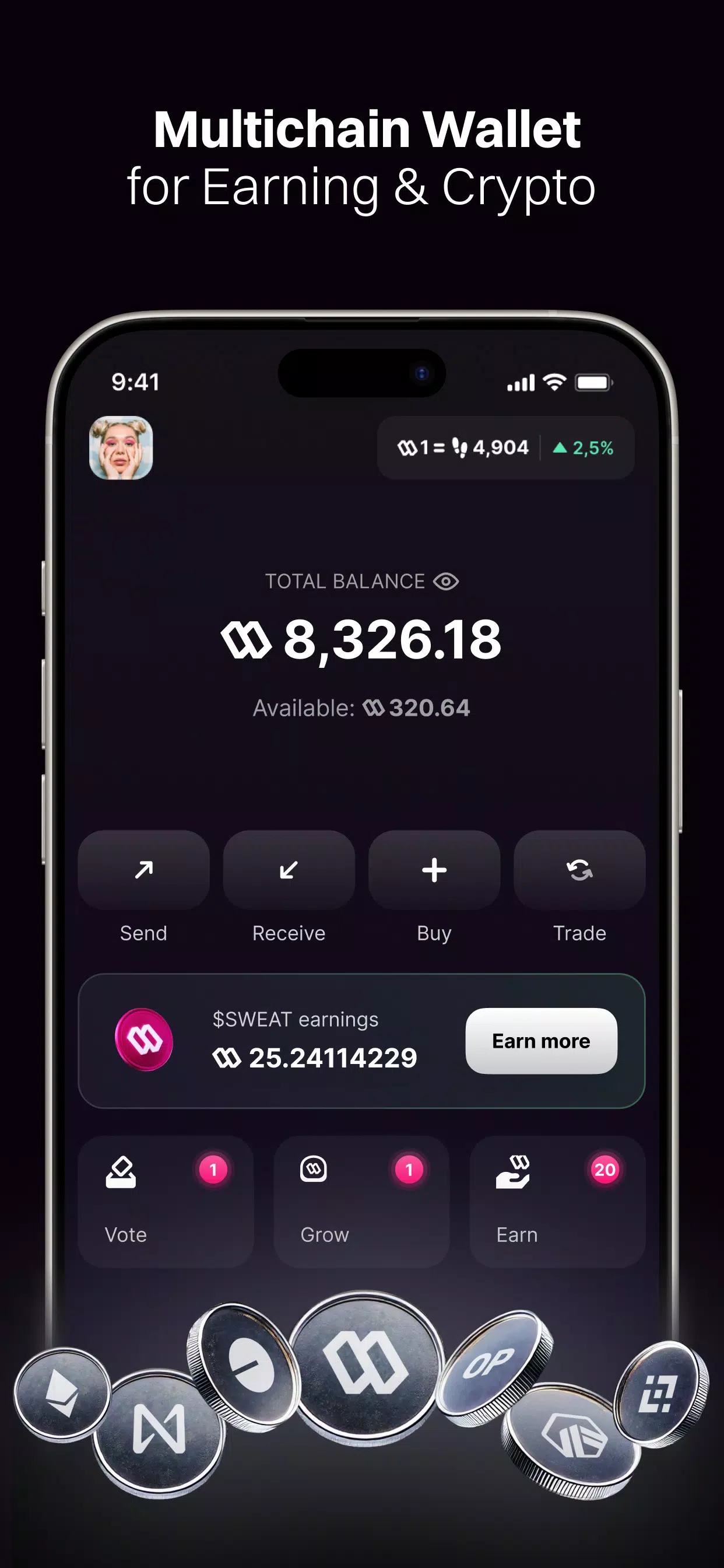 Sweat Wallet for PC screenshot 2