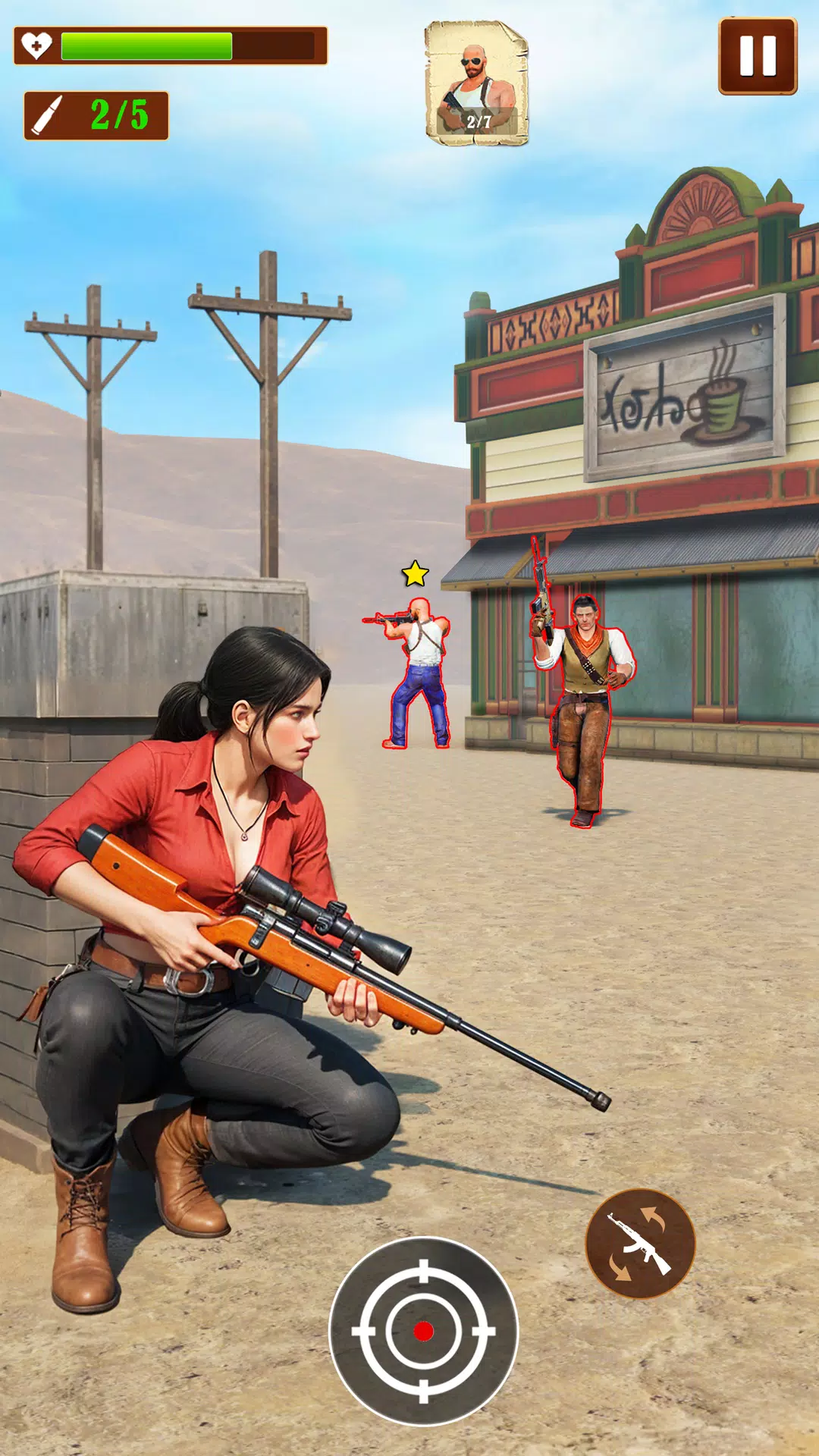 Western Survival Shooting Game for PC screenshot 2