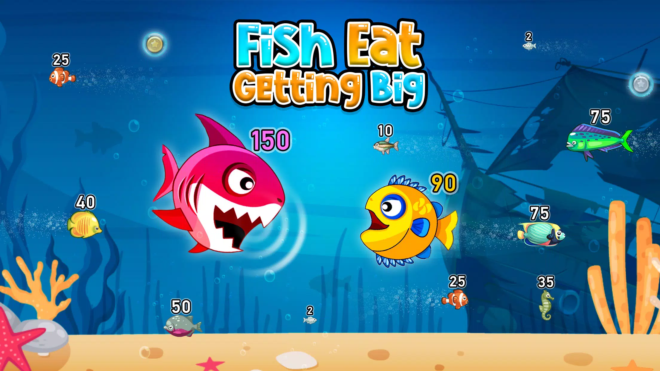 Fish Eat Getting Big for PC screenshot 1