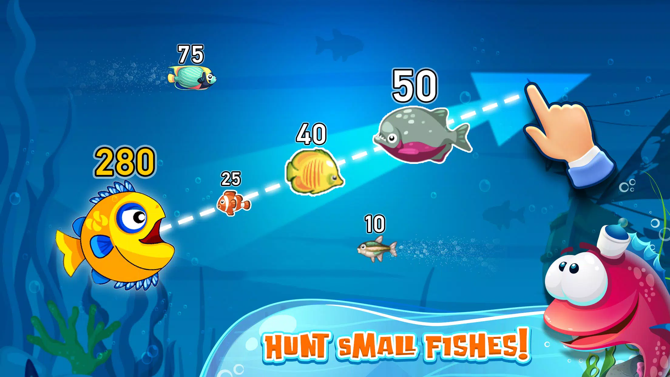 Fish Eat Getting Big for PC screenshot 2