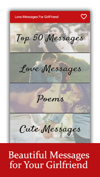 Love Messages for Girlfriend ♥ Flirty Love Letters screenshot 0