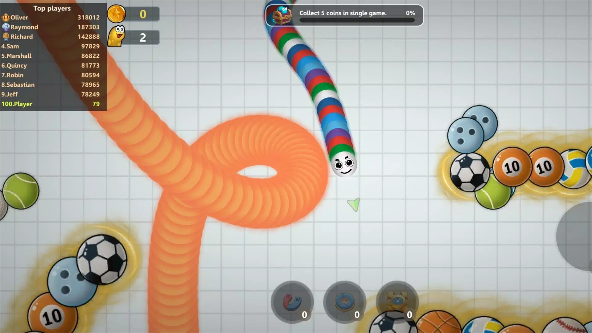 Slinky Snake: Worm.io Game for PC screenshot 2