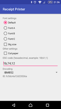 Receipt bluetooth printer for PC screenshot 3
