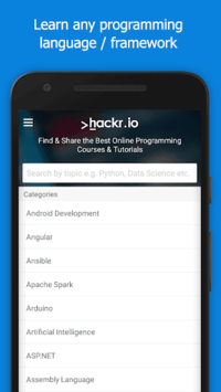 Hackr.io - Programming Courses screenshot 0