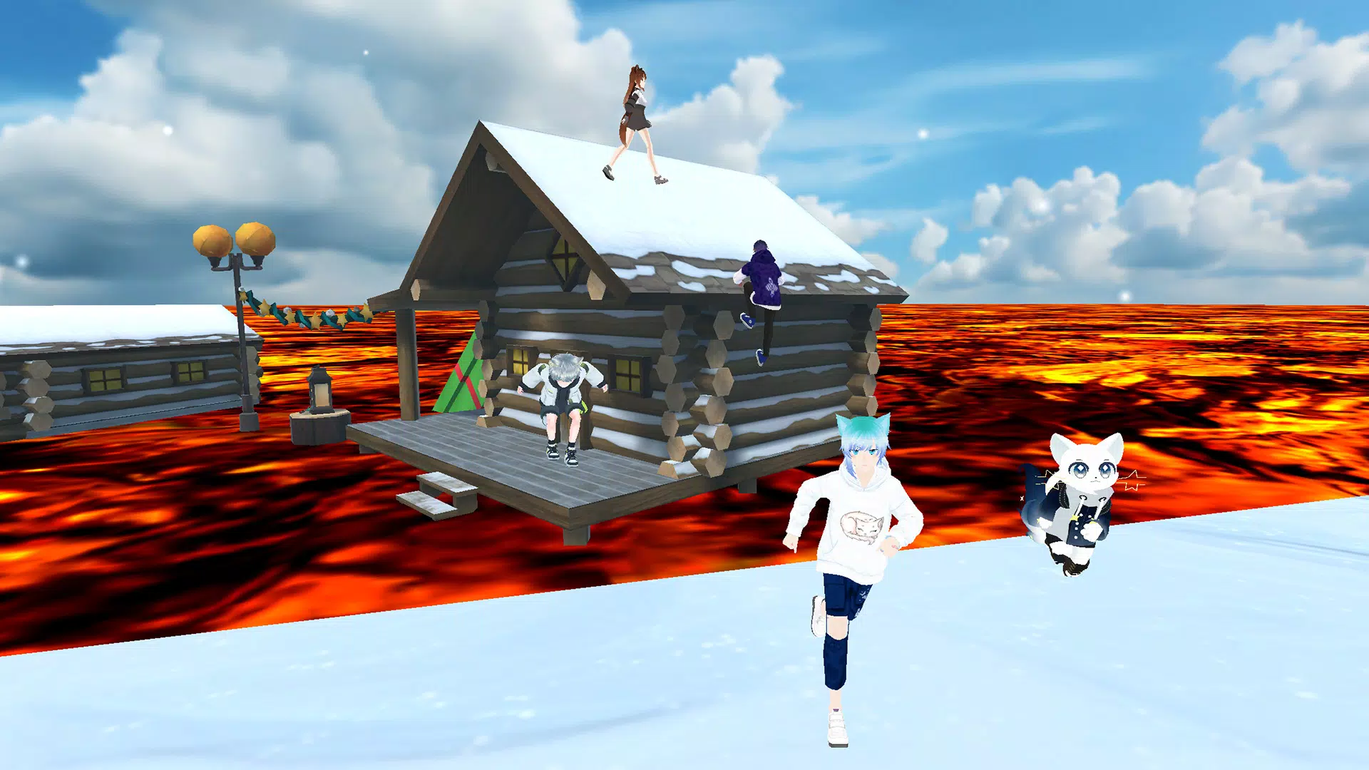 The floor is lava game parkour for PC screenshot 2