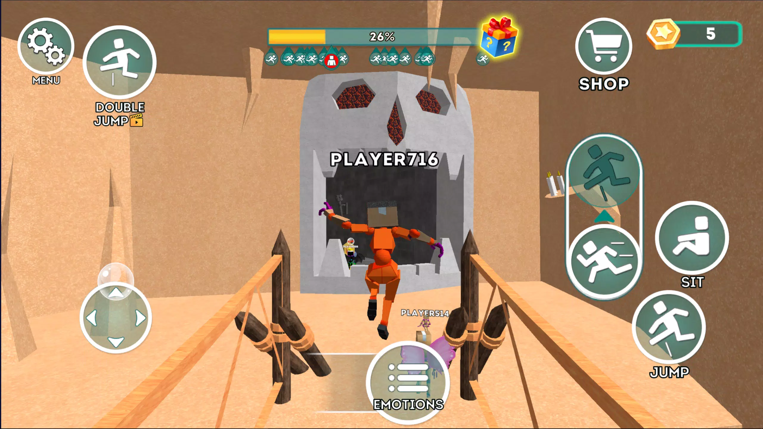 Obby Online Parkour World for PC screenshot 3