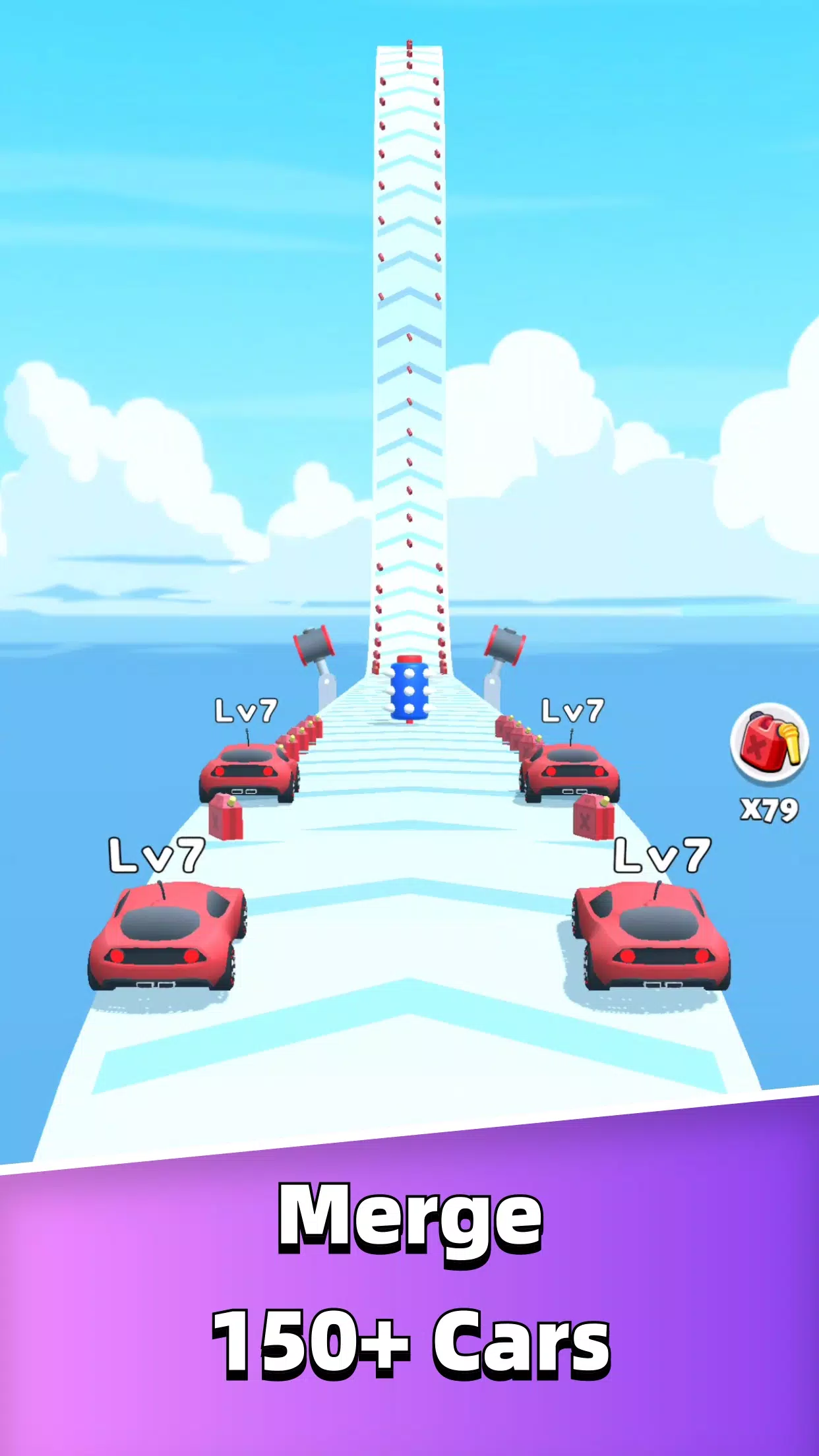 Merge Car Run for PC screenshot 2
