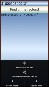 Prime Factor Finder for PC screenshot 2